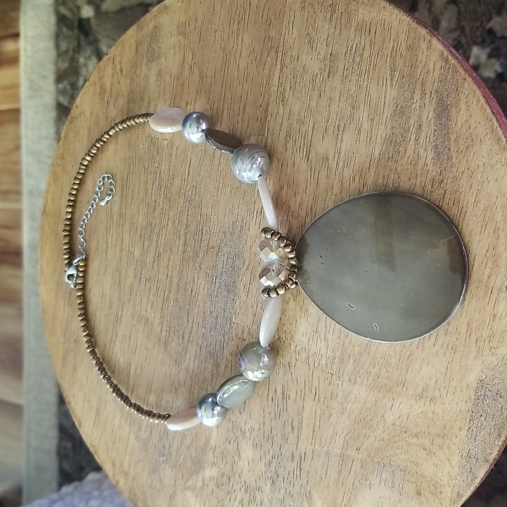 Boho chic necklace